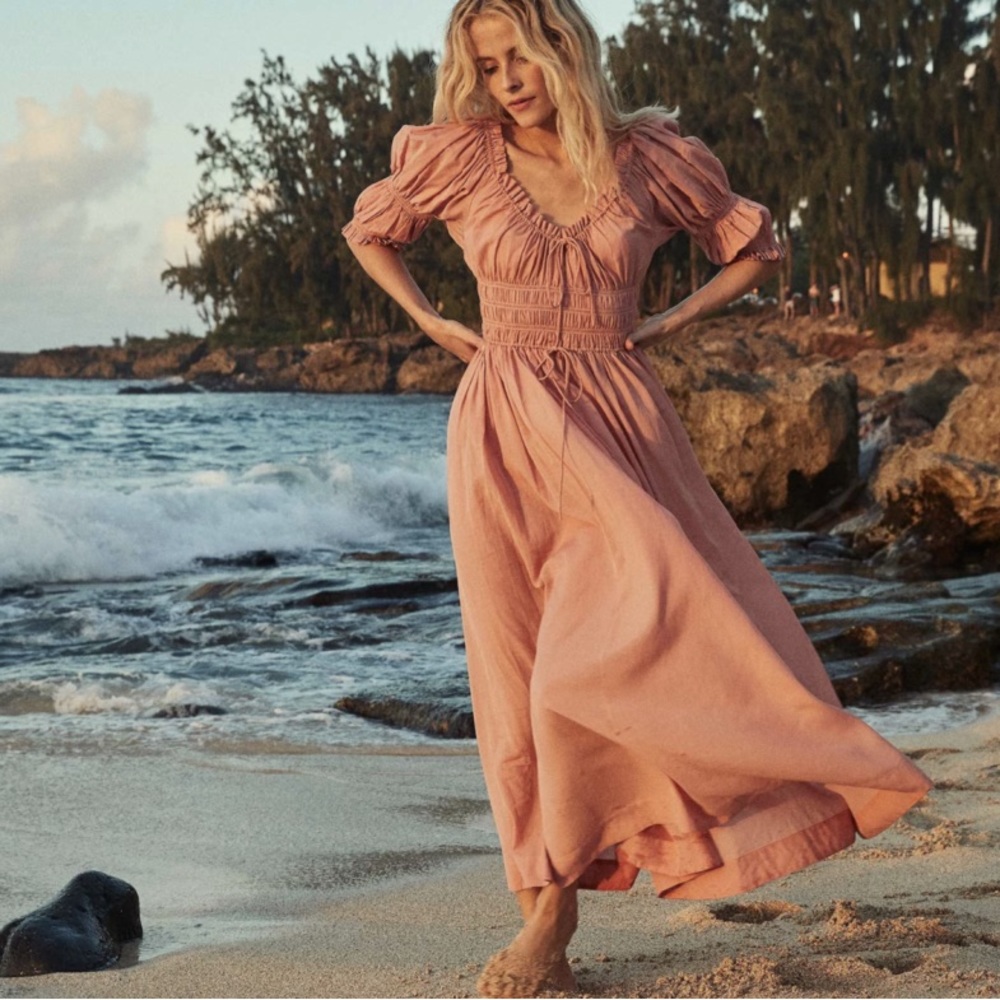 DOEN Ischia Dress in Rose.